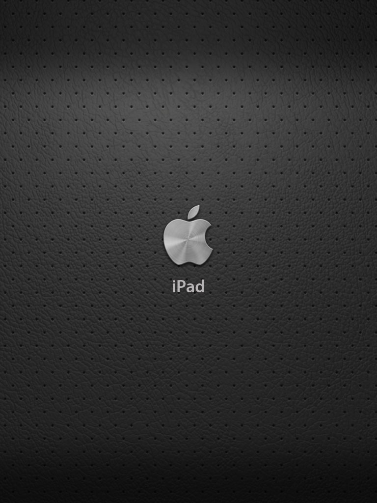 Grey Apple iPad Wallpaper