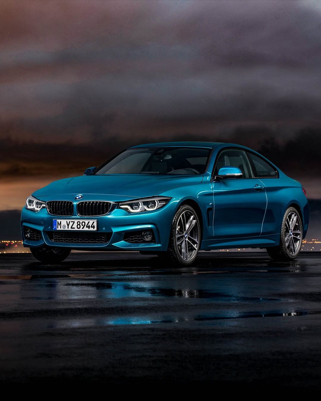 Bmw F82 M4 In Snapper Rocks Blue With Image Series