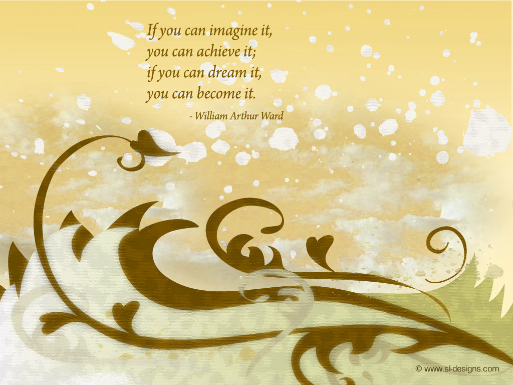 Desktop Wallpaper With Inspirational Quote By William