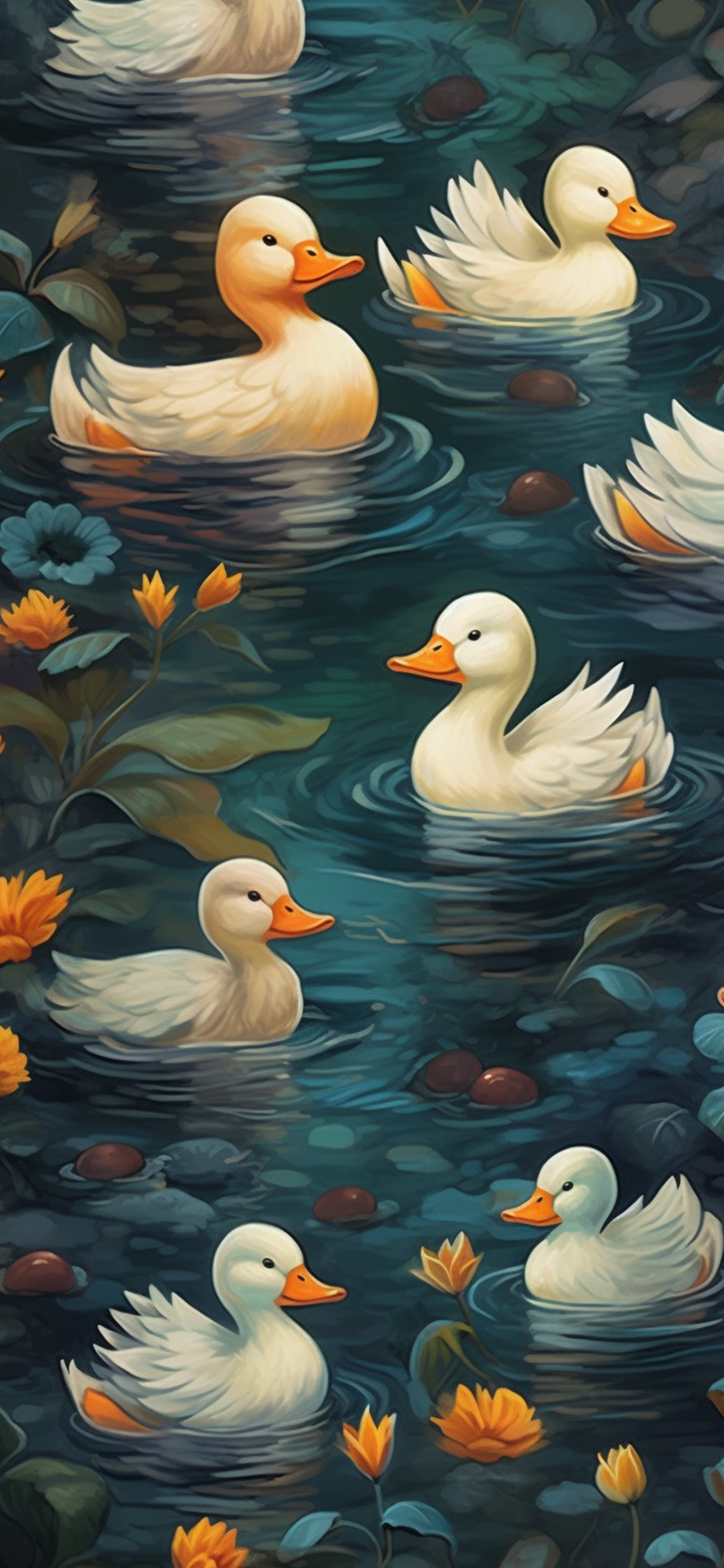 Baby Ducks Wallpaper