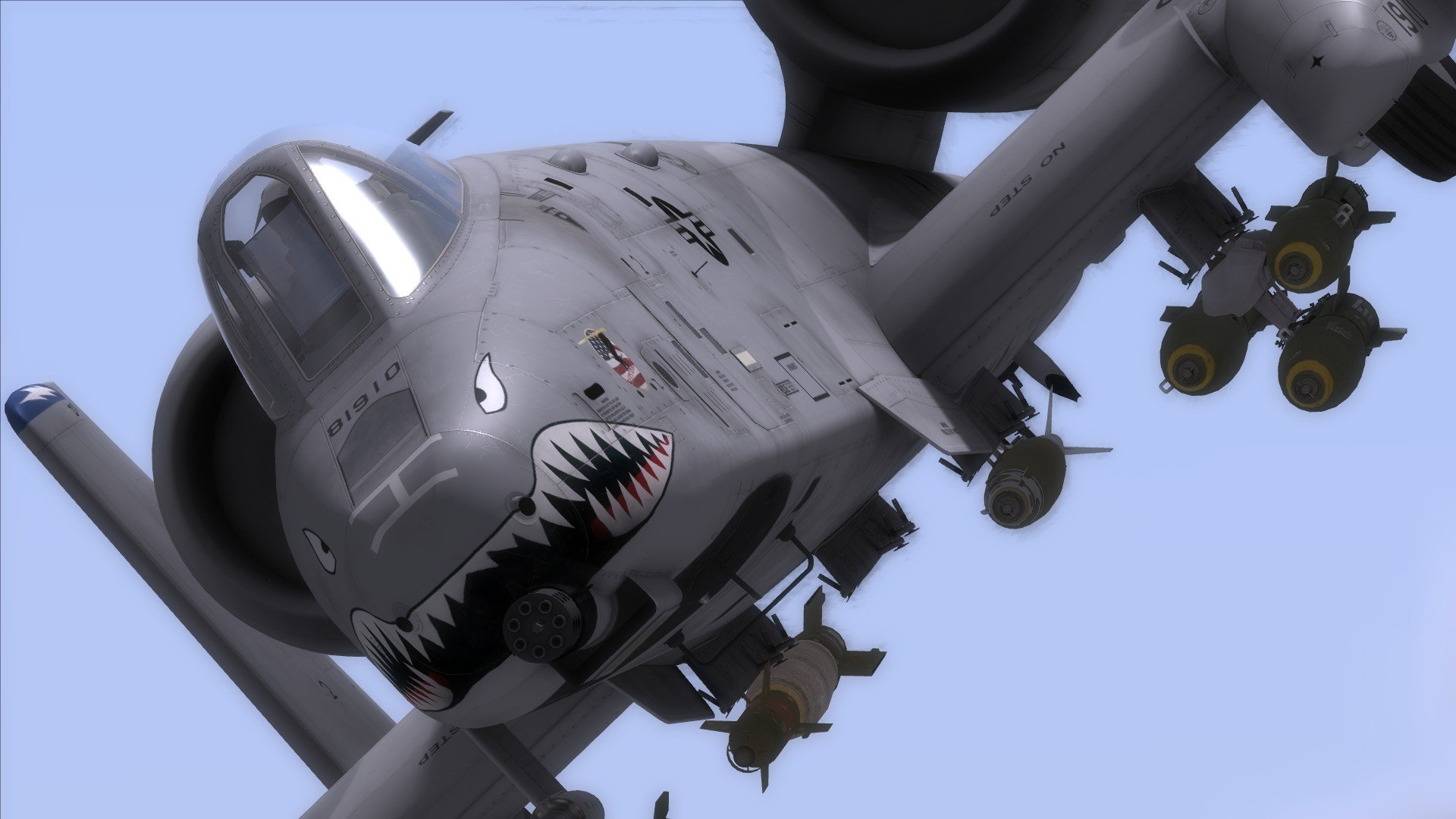 Military Airplane Plane Thunderbolt Warthog