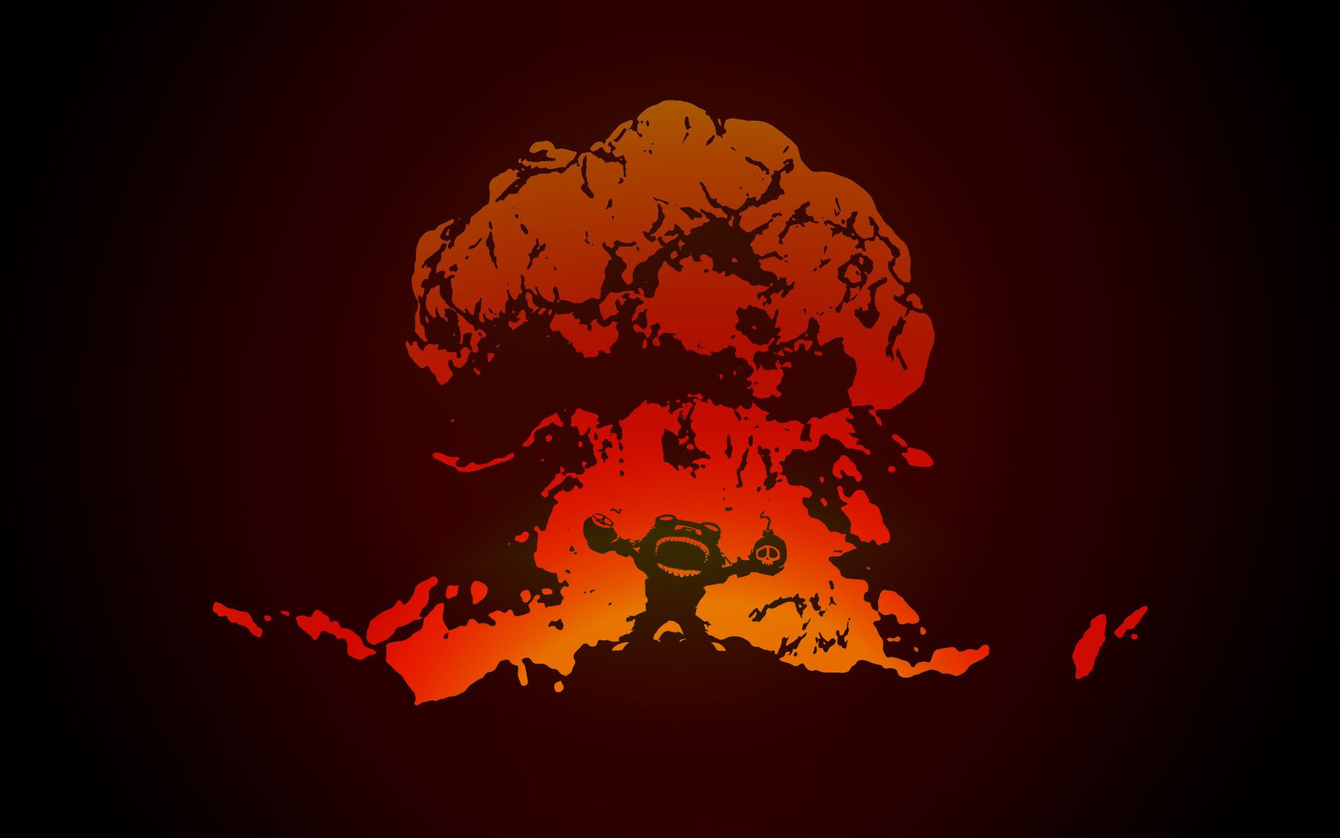League of Legends Teemo Explosion Mushroom Cloud wallpaper