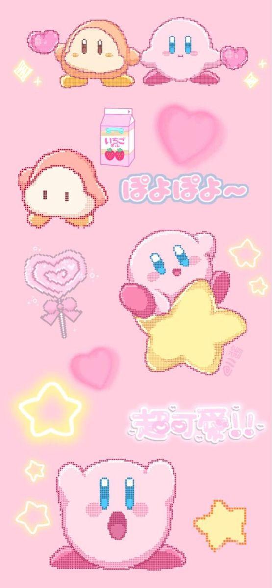 Kirby Cute Wallpaper In iPhone