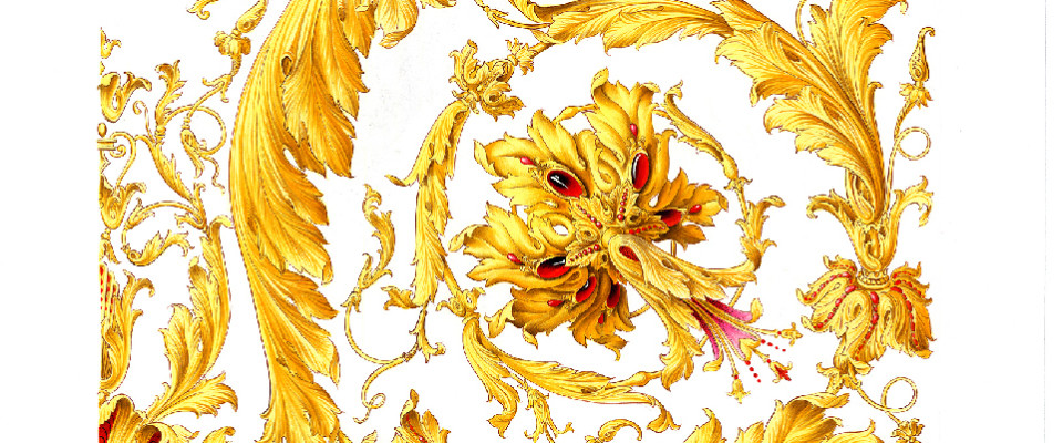 Versace Logo Wallpaper Gold