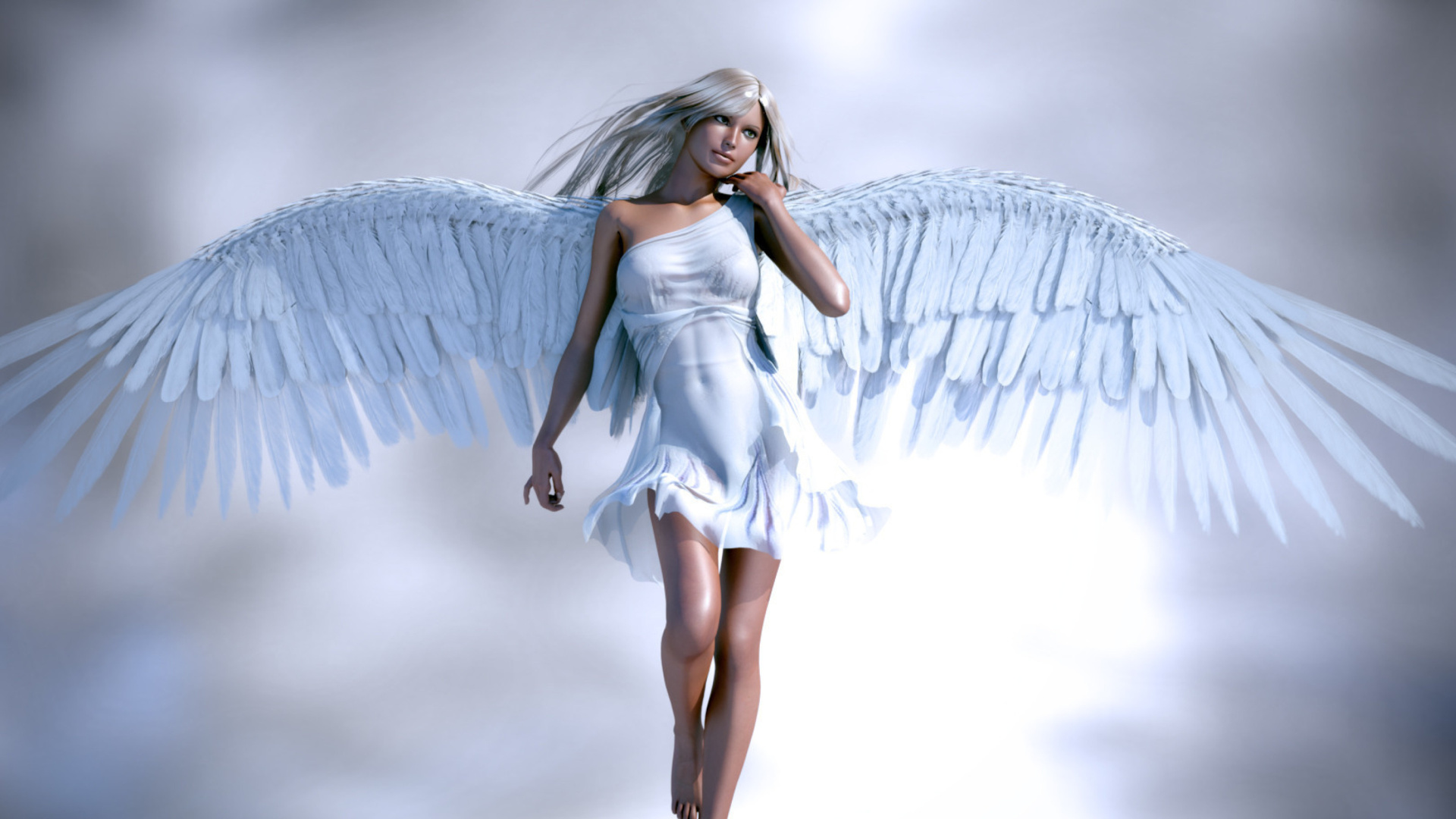 Angel 3d Screensaver Wallpaper