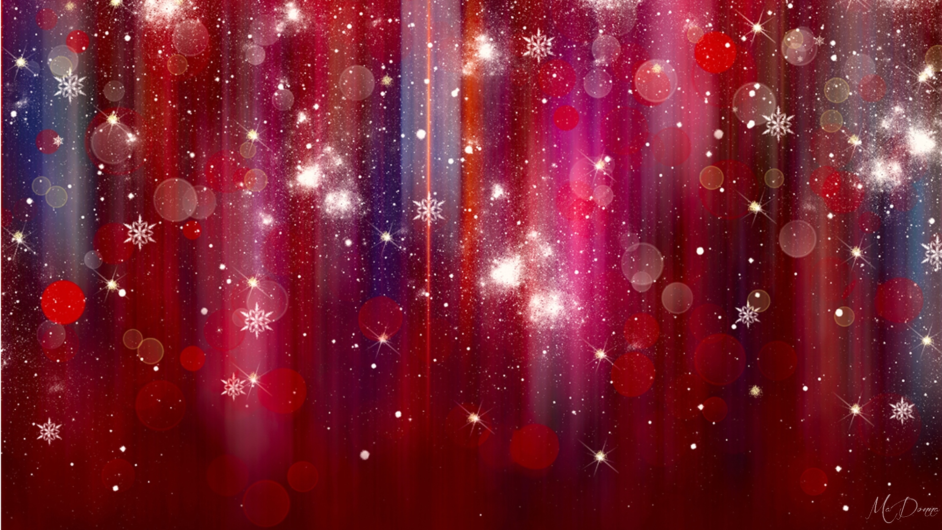 Red Glitter Wallpaper HD