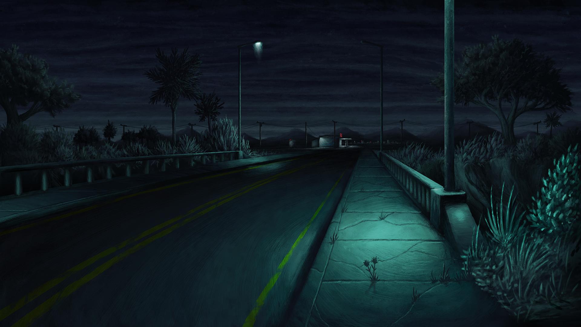 Night Crossing Wallpaper