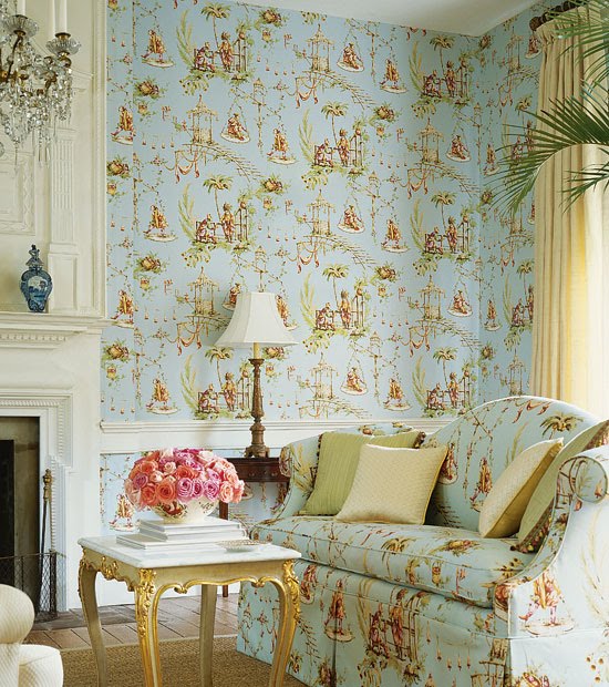 Country Cottage Style Wallpaper Designs for Charming Country House   Wallpaperking
