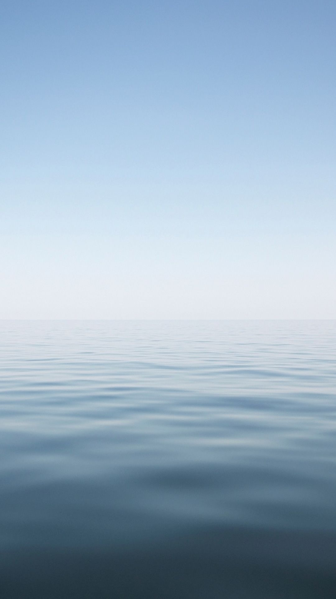 Clear Minimal Ocean Water Surface Landscape iPhone Plus
