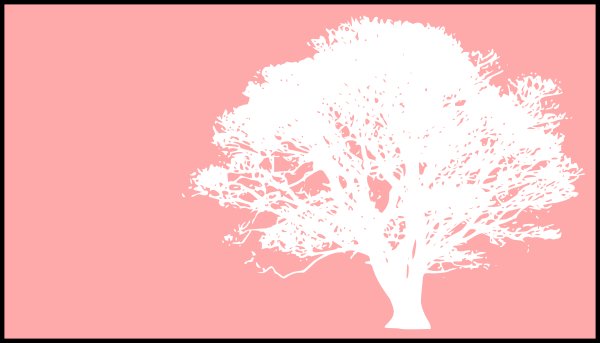 Tree White Silhouette Yellow Background Clip Art at Clkercom