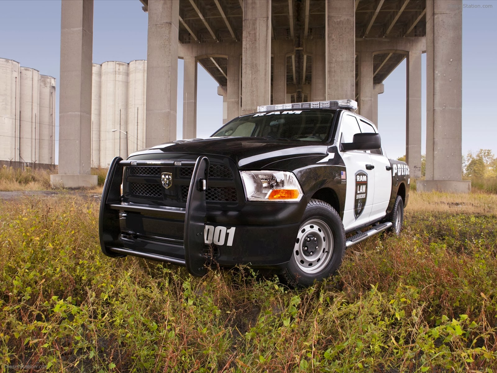Dodge Ram Police Truck Wallpaper