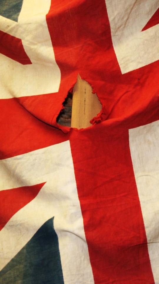 Broken English Flag Wallpaper iPhone