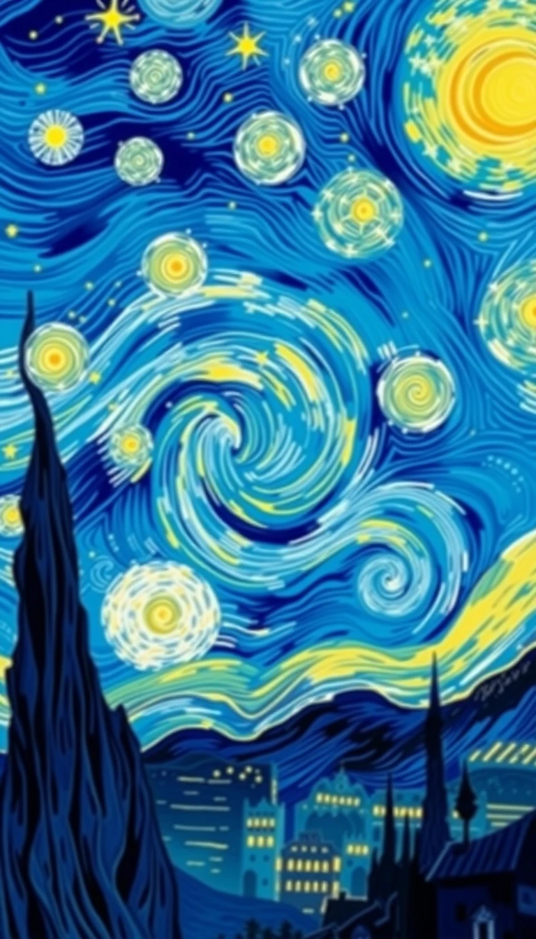 Starry Night Phone Wallpaper