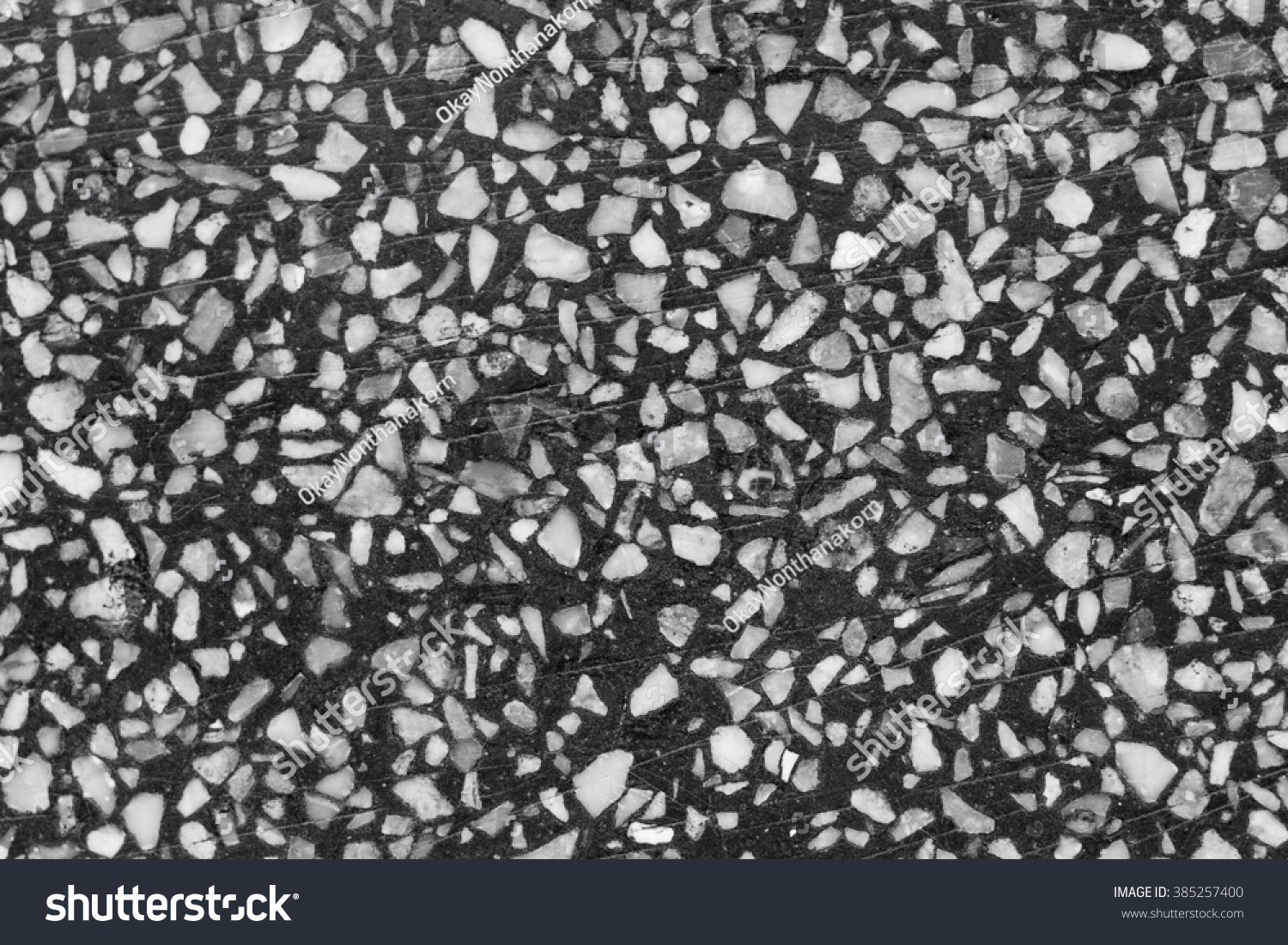 Black White Texture Wall Small Stone Stock Photo Edit Now