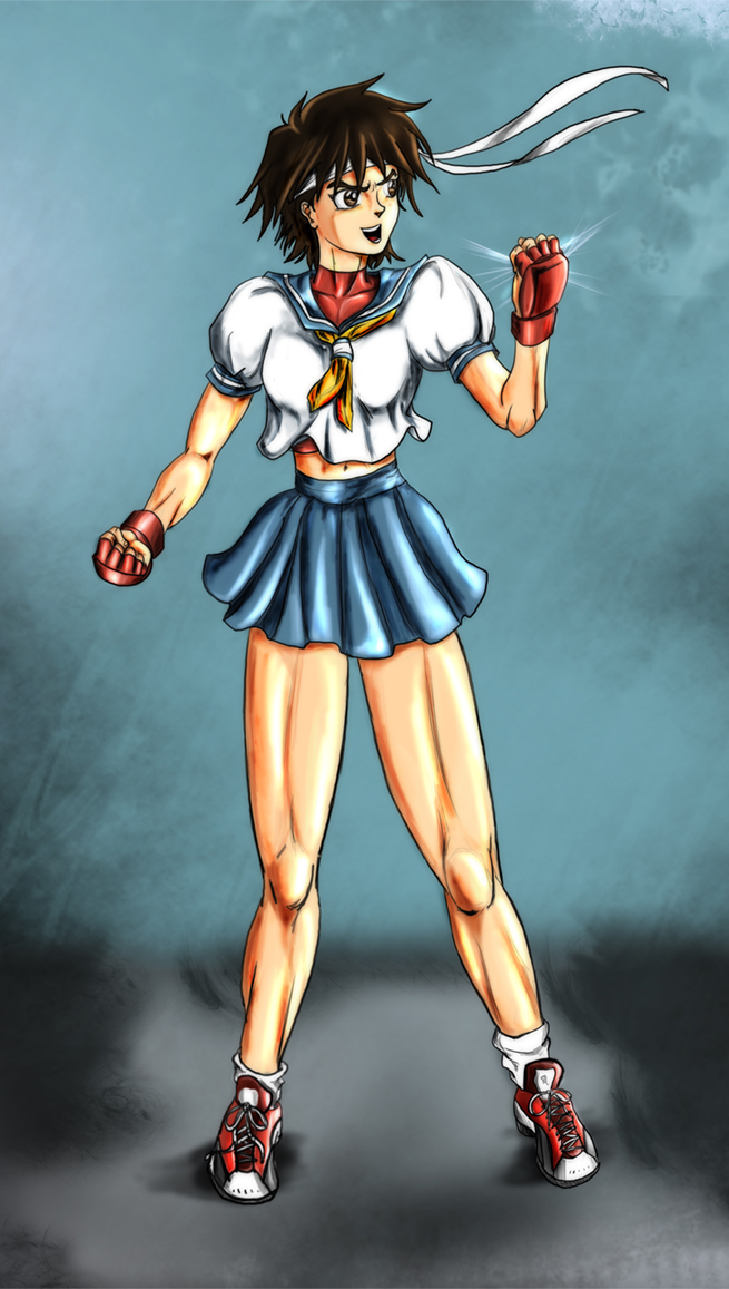 Sakura Street Fighter By Sliver64