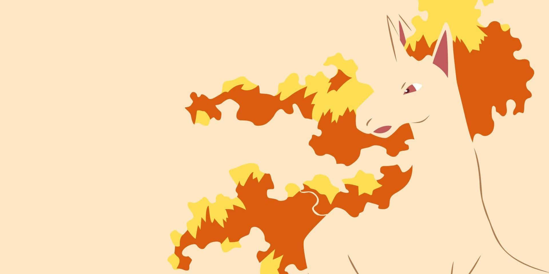 Flaming Rapidash Artwork Rlmlsd1sk1upkr1k Wallpaper