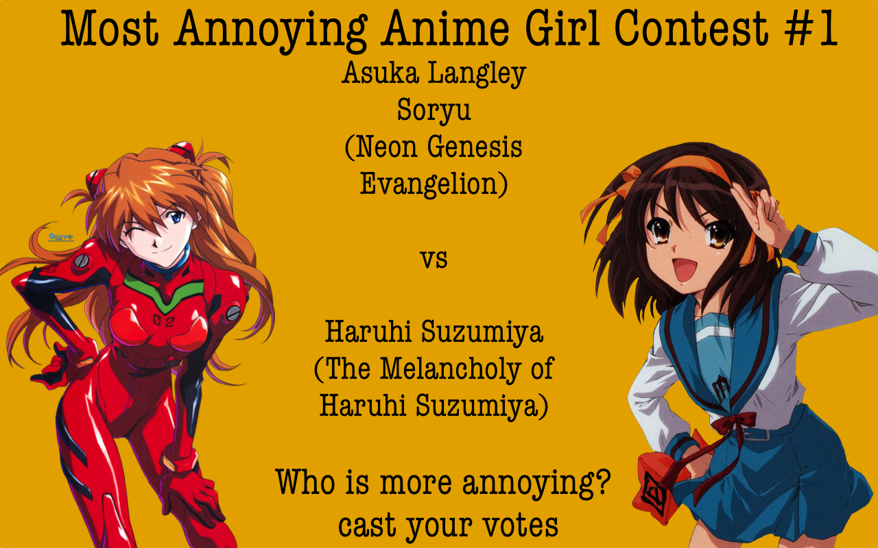 Most Annoying Anime Girl Contest By Attaturk5