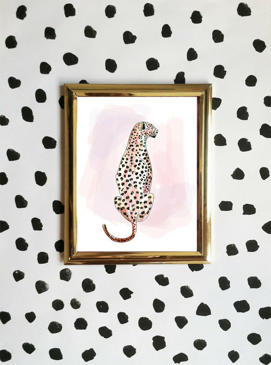 Spotted Dalmatian Print At Home In Love