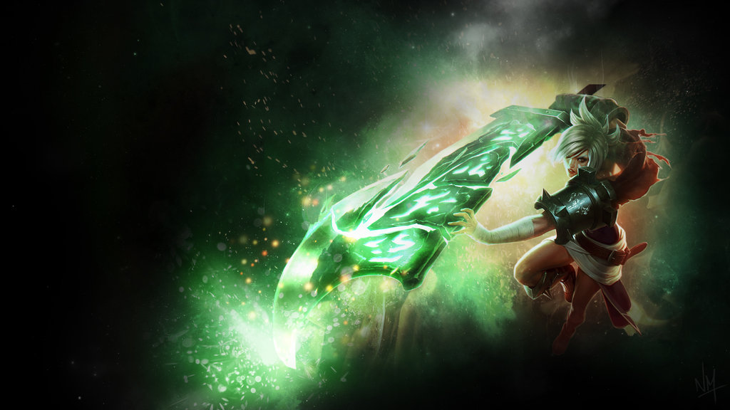 Riven   The Exile Wallpaper League of Legends by cruxae on