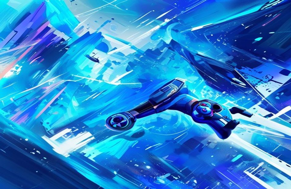 Blue Gaming Wallpaper