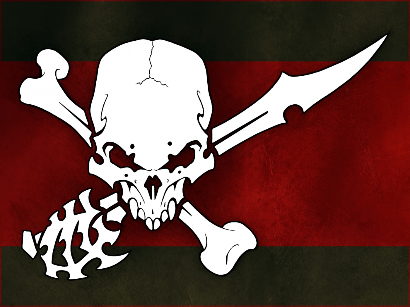 Papel De Parede Bandeira Pirata Razig Wallpaper Para No
