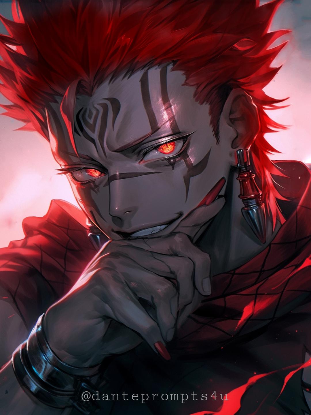 King Of Curses Ryomen Sukuna By Danteprompts4u