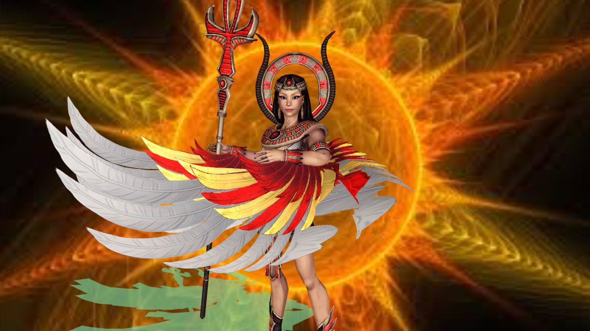 SMITE Isis the Goddess of Magic Model DL by blazincheshirecat