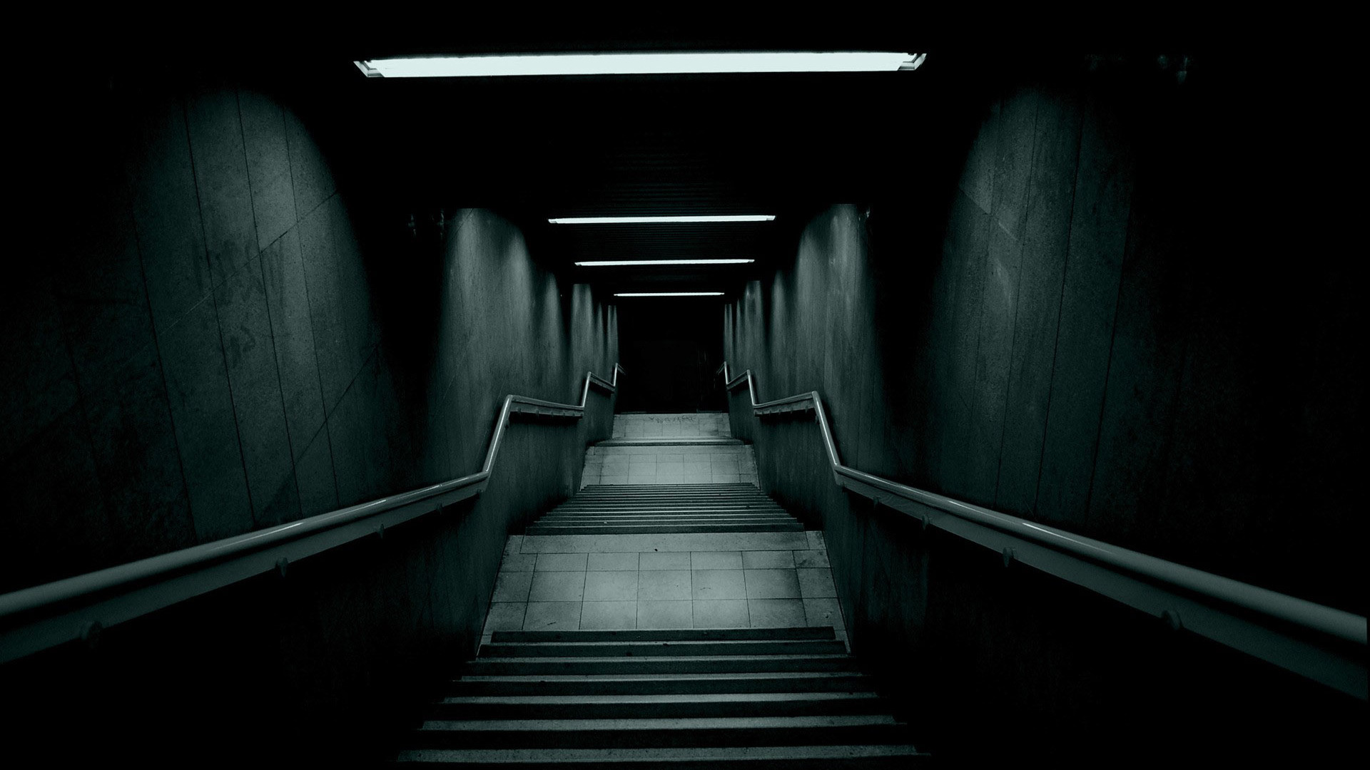 Dark Stairs Wallpaper