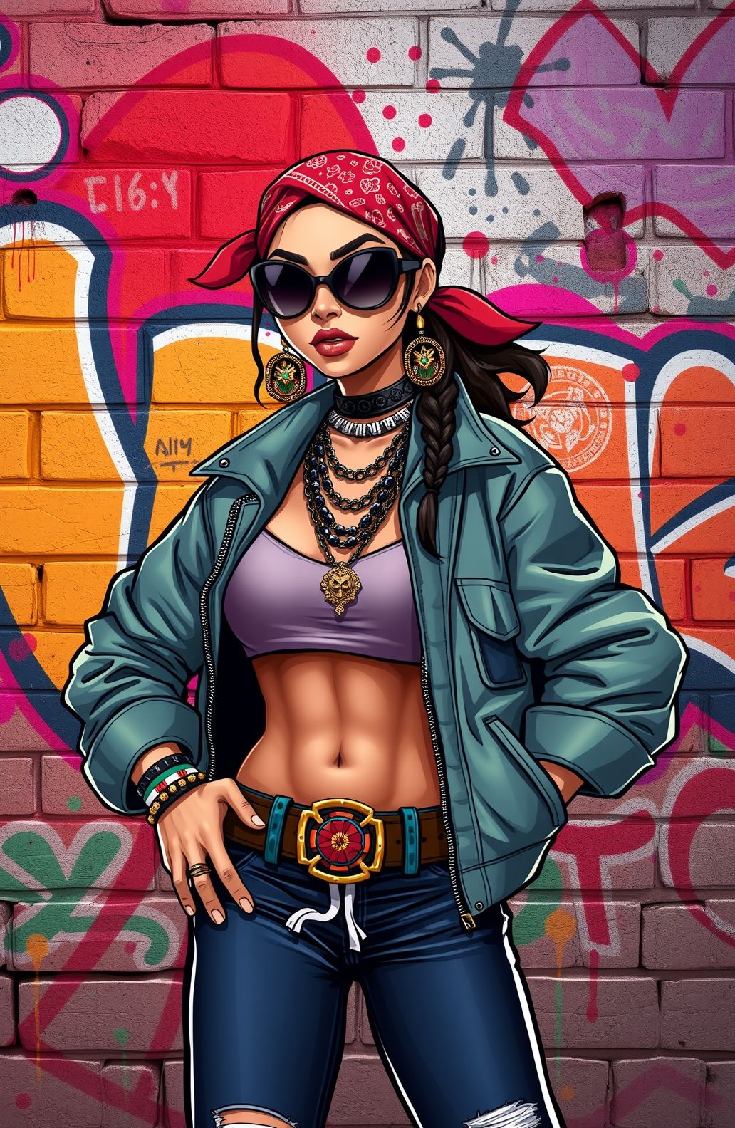 Mexican Gangster Girl Wallpaper
