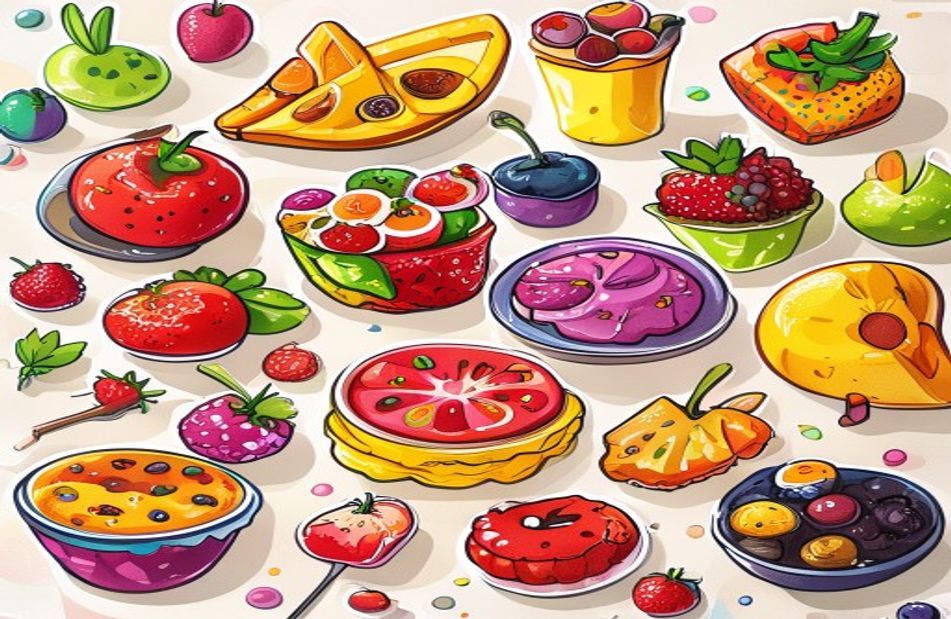 Cartoon Food Wallpaper