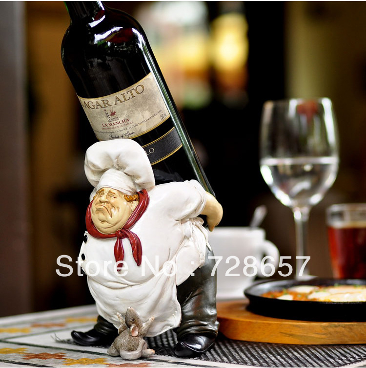Cartoon Fat Chef Resin Figurine