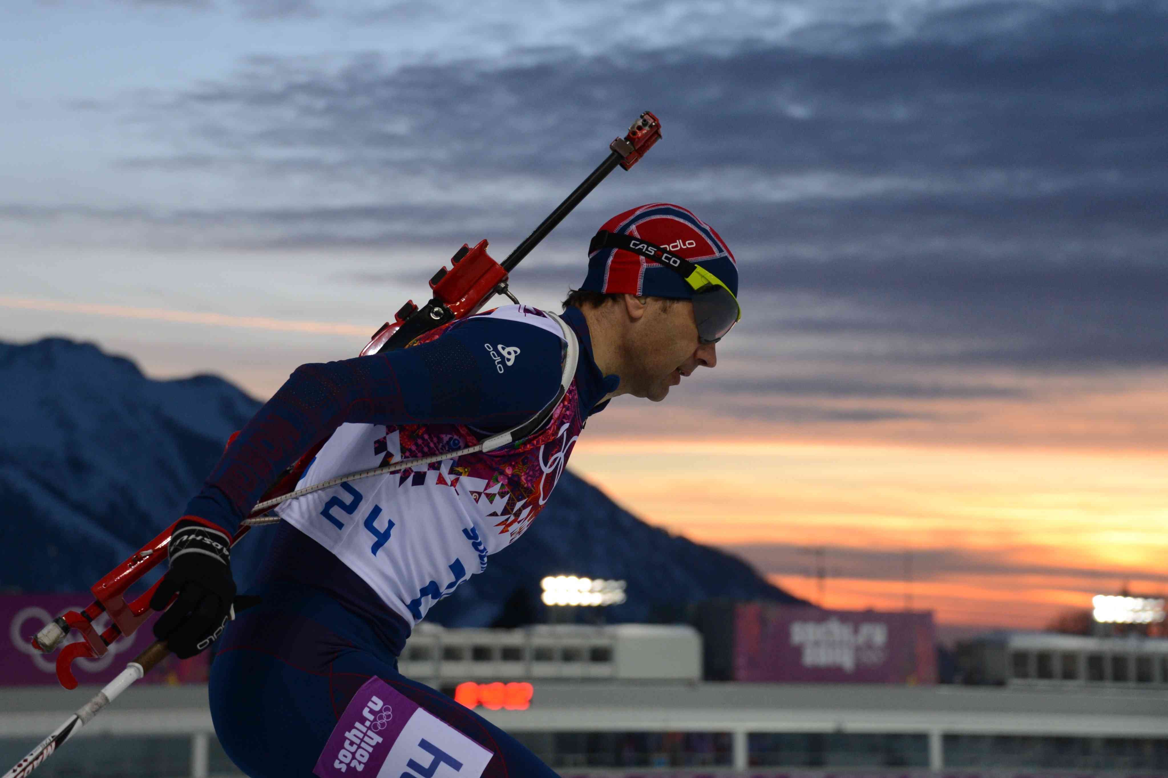 Emil Hegle Svendsen Norwegian Biathlon Gold Medal Winner
