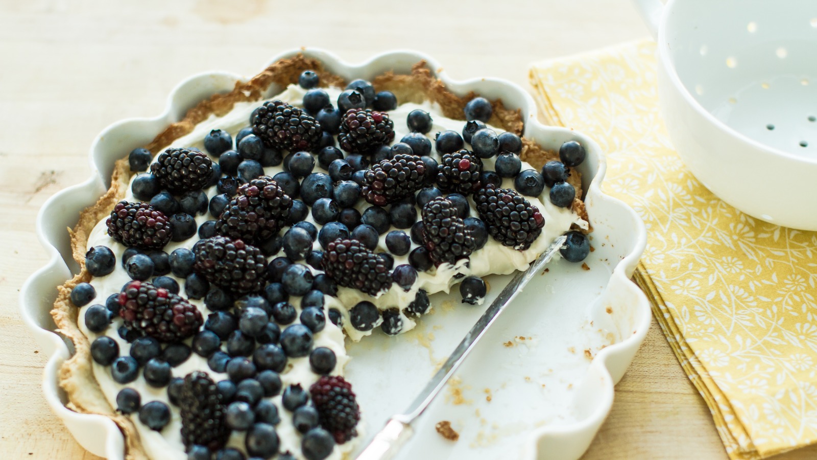 Wallpaper Pie Blueberry Blackberry Cheesecake