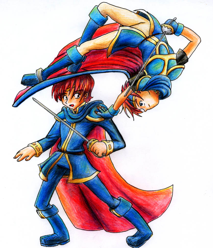  art drawings other 2005 2015 minaya roy and eliwood x3 roy and