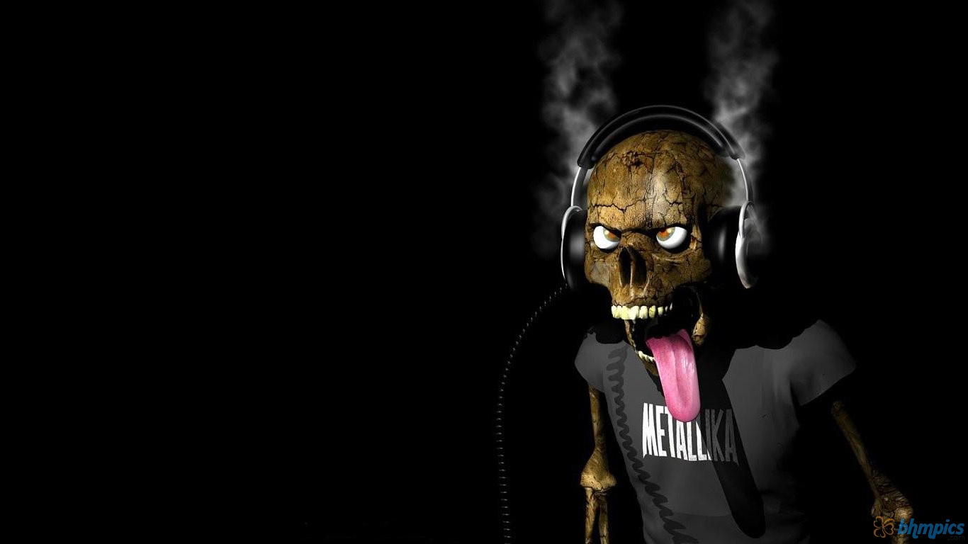 Best Pictures Funny Skull With Tongue Wallpaper