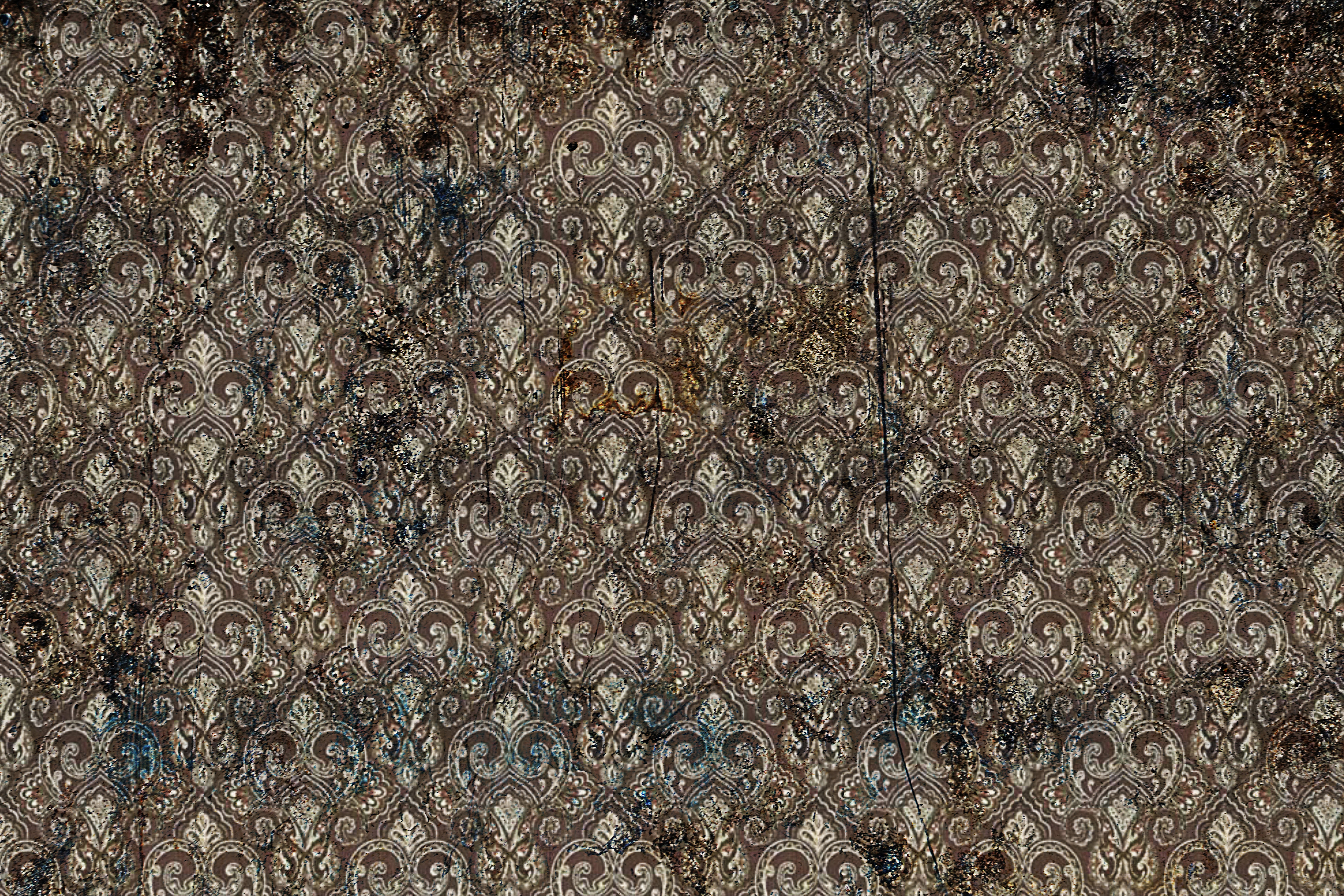 High Resolution Grungy French Wallpaper Textures Using Patterns