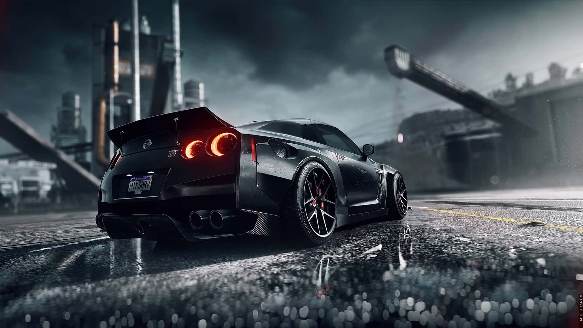 Black Car 4k Wallpaper