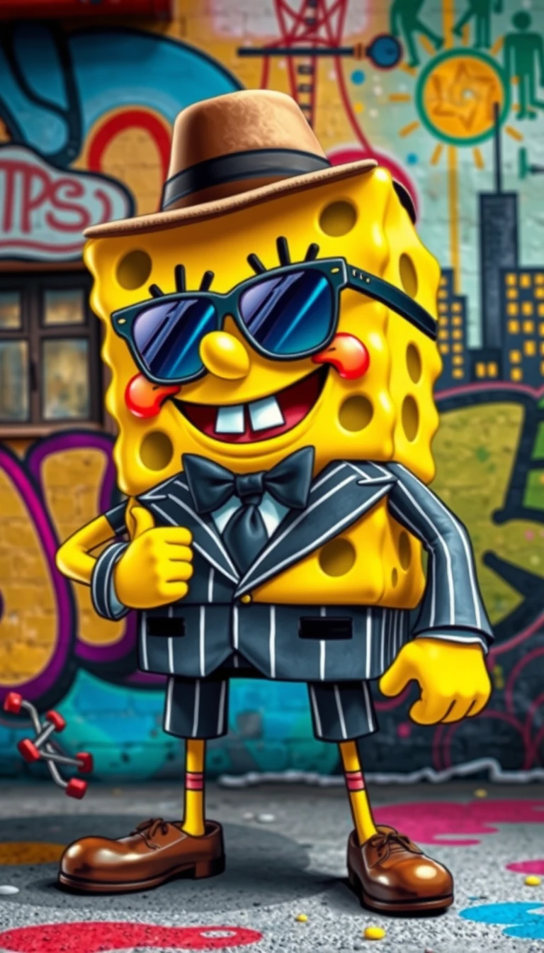 Gangster Spongebob Wallpaper