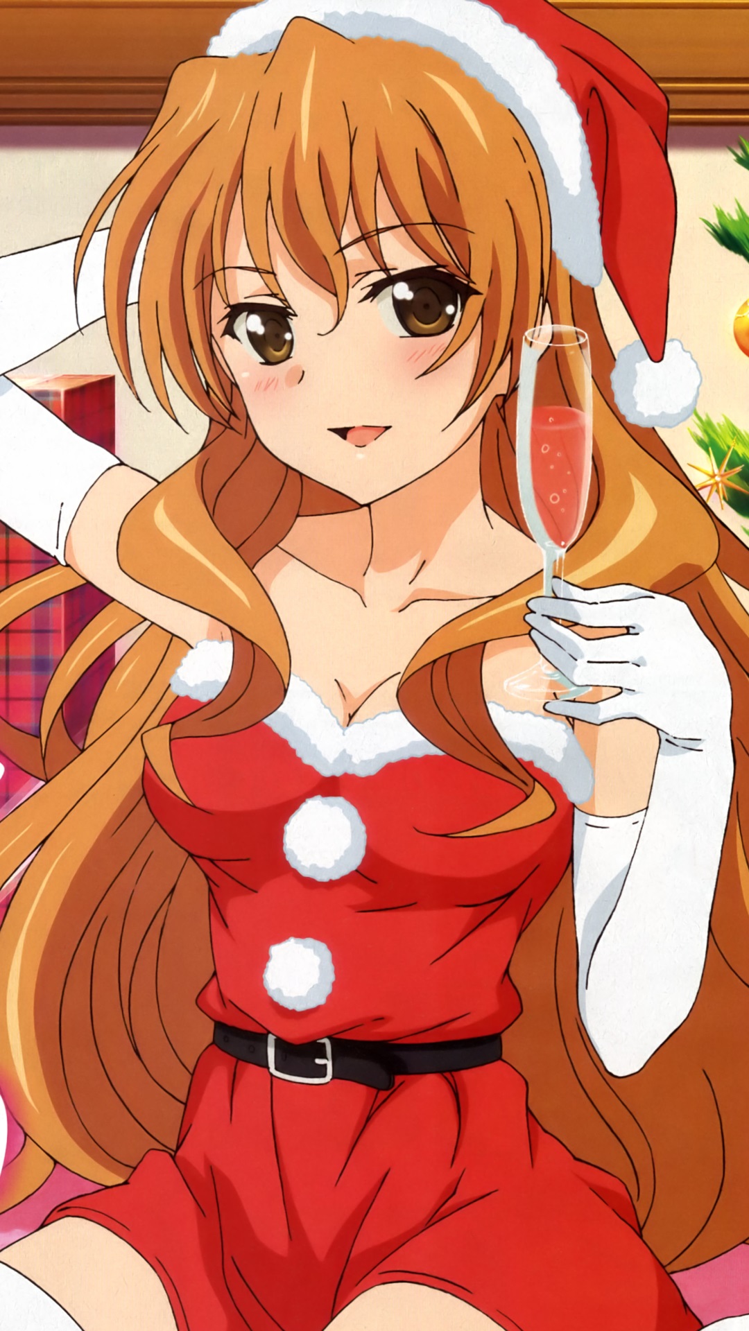 Christmas animeGolden Time Sony Xperia Z wallpaper1080x1920 1080x1920