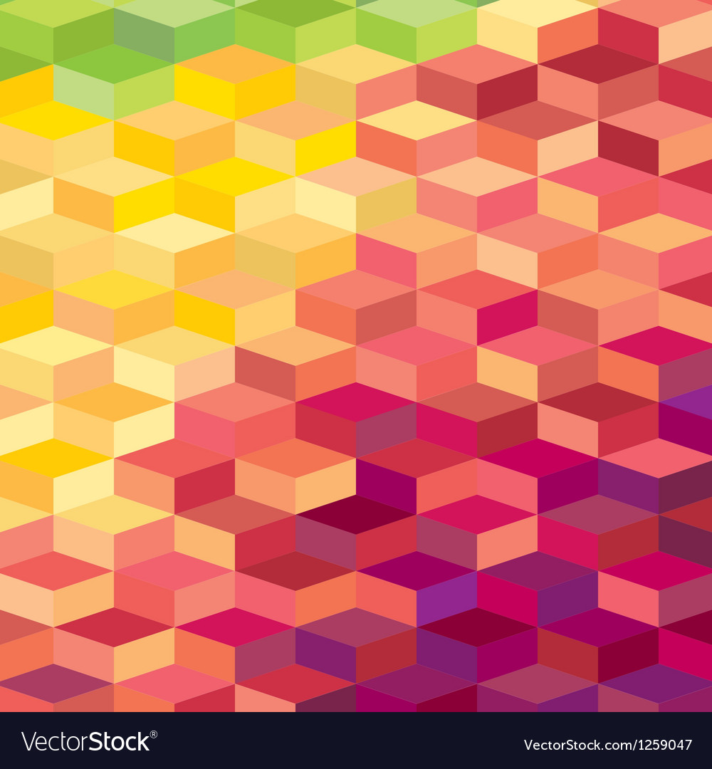 Colourful Rhombic Background For Prints Web Vector Image