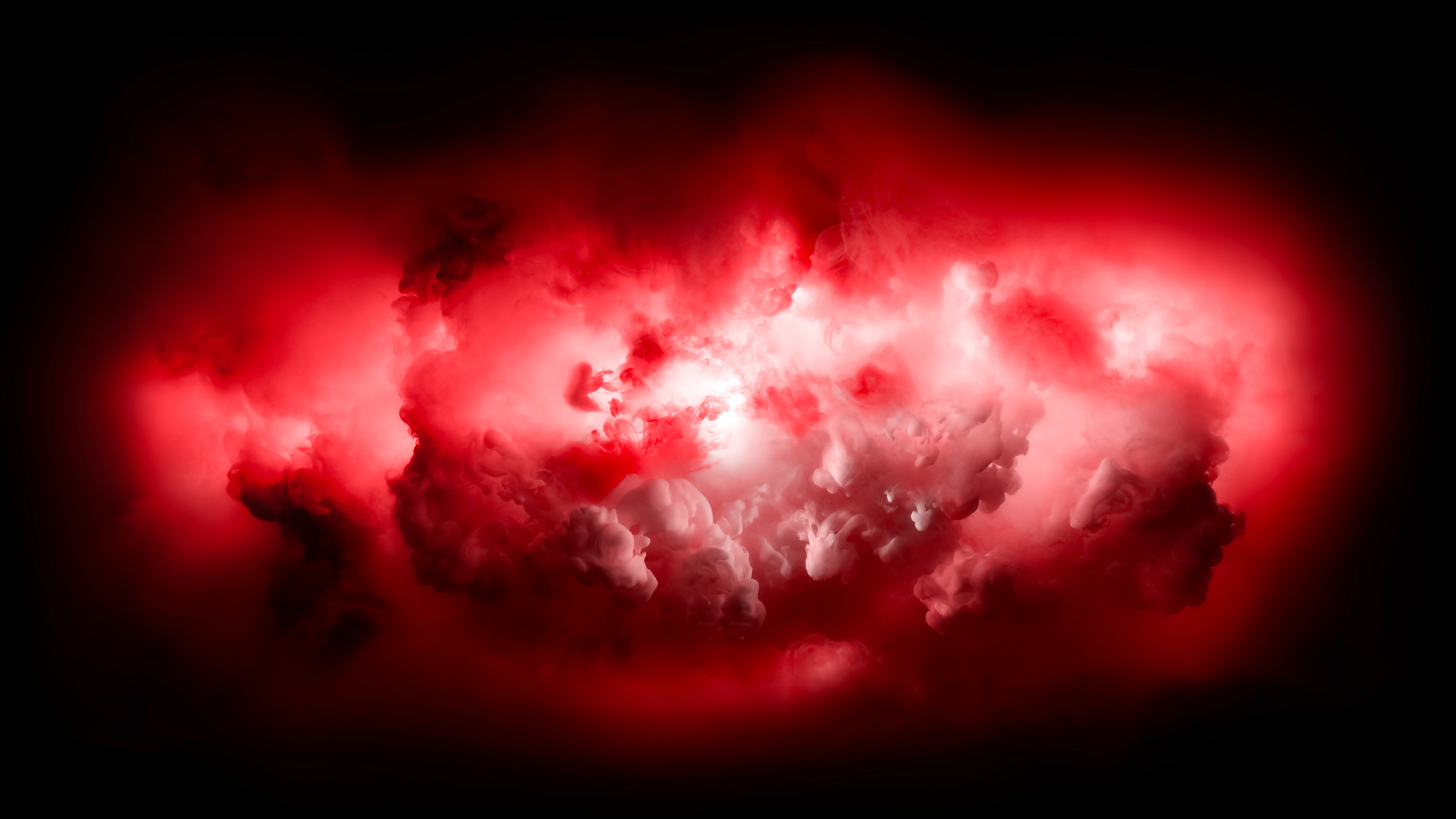 Does Anybody Have Any Need For A Red Ink Cloud Wallpaper Macos
