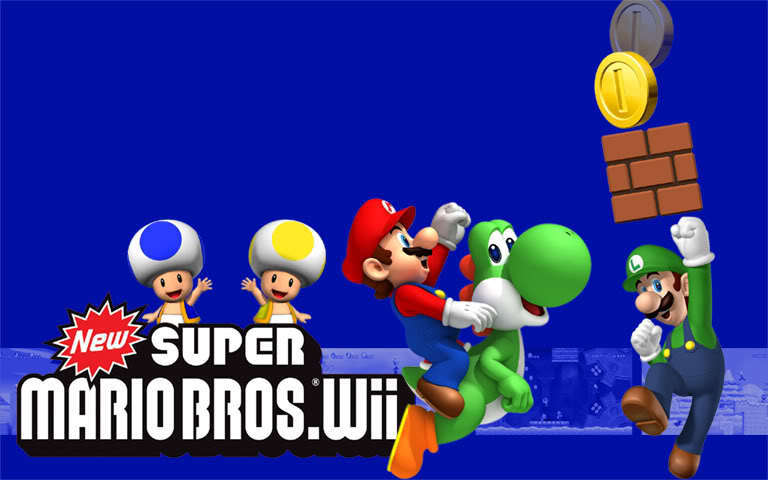 New Super Mario Bros Wii Wallpaper Photo