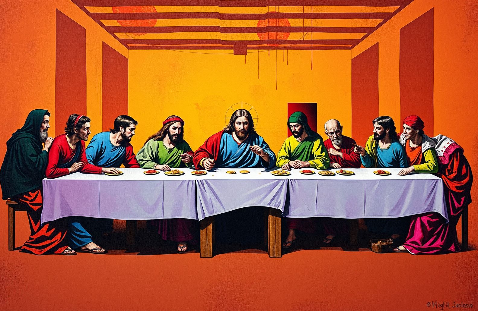 The Last Supper Wallpaper