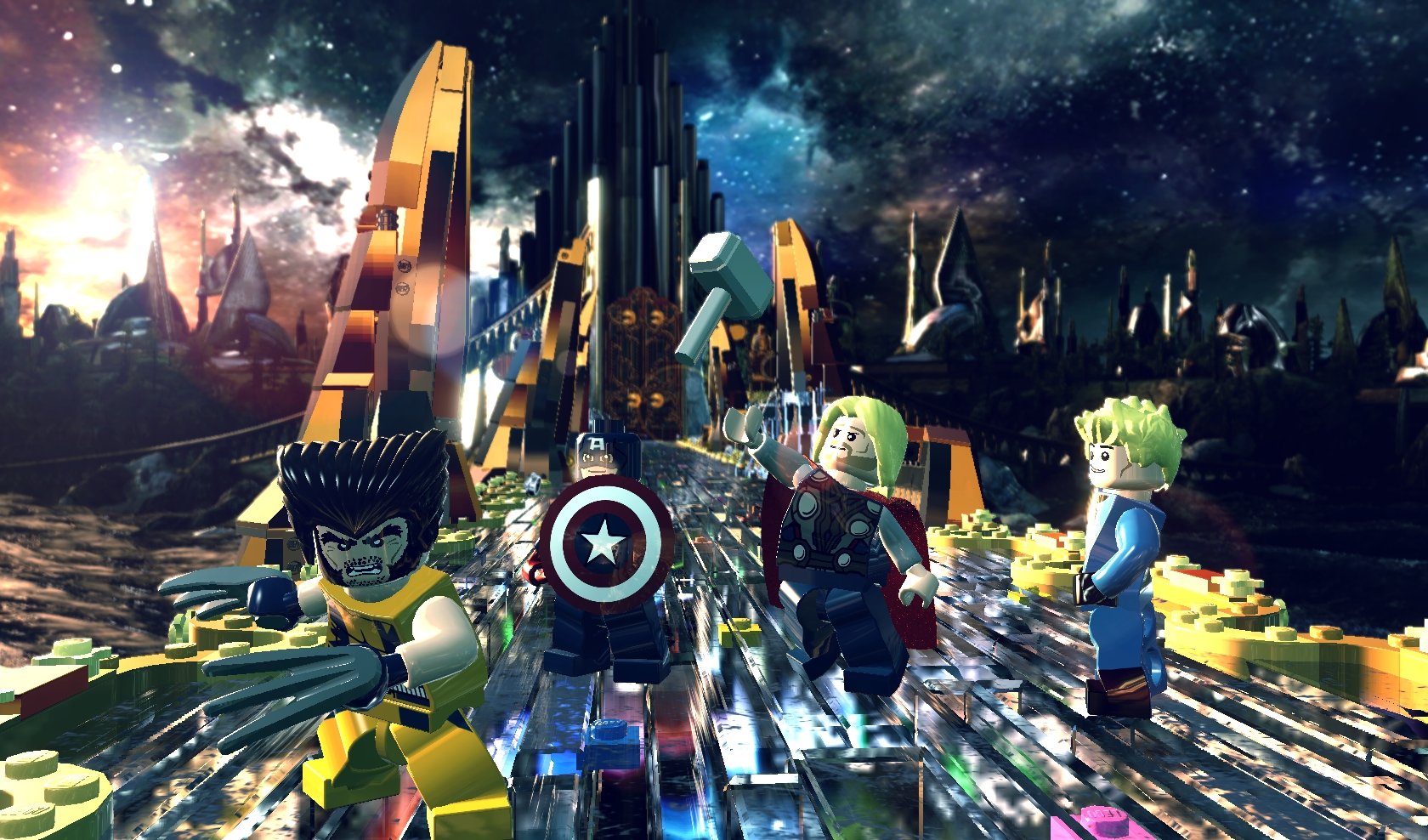 Lego Marvel Super Heroes Game HD Wallpaper