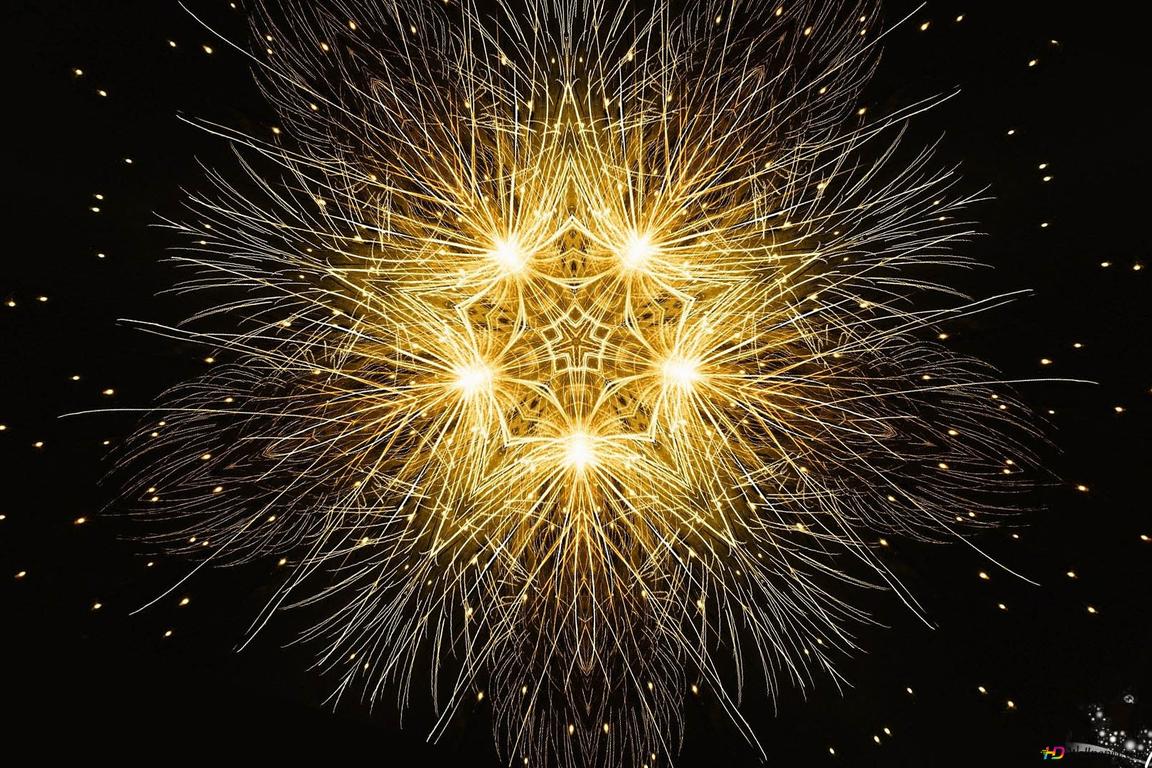 Gold Star HD Wallpaper