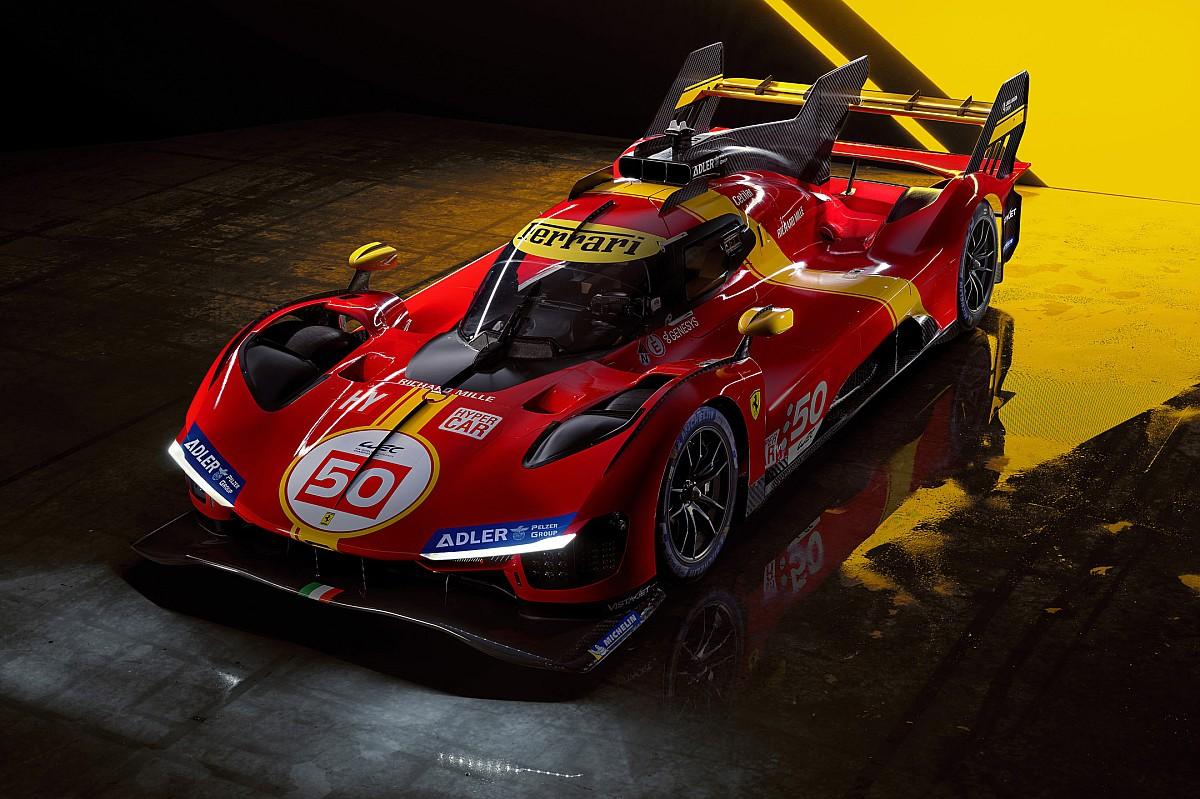 Ferrari Unveils 499p Le Mans Hypercar In Full Race Livery