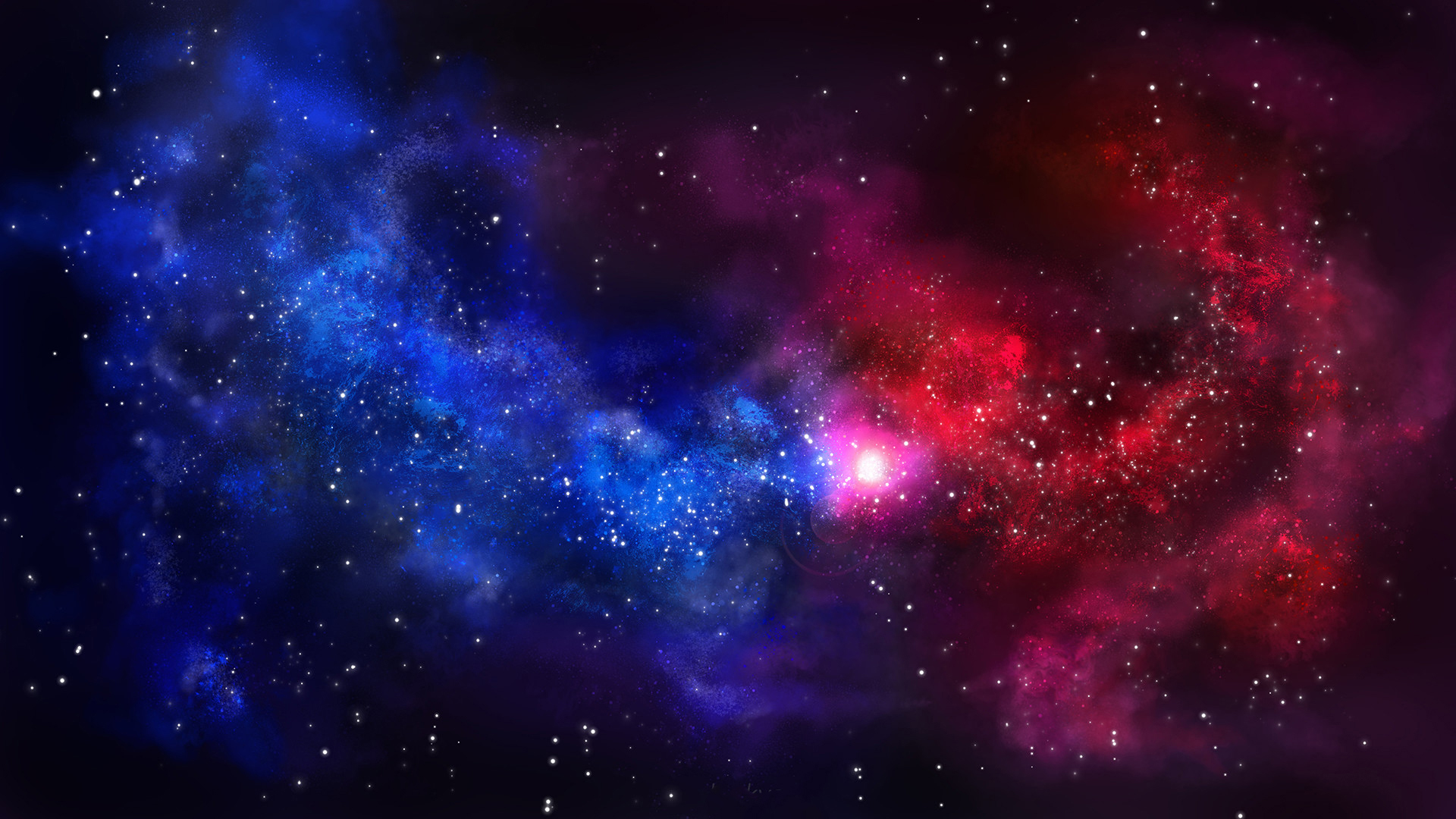 Colorful Sparkling Stars On Sky During Nighttime HD Galaxy Wallpaper
