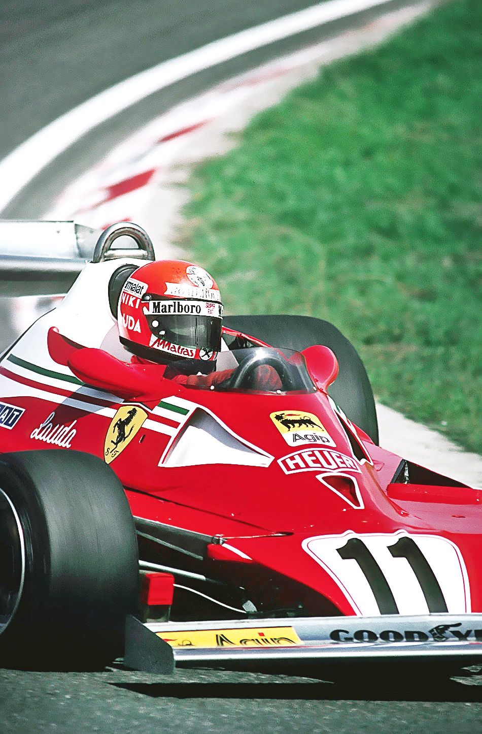 F1 World Champion Niki Lauda On His Ferrari 312t Click The