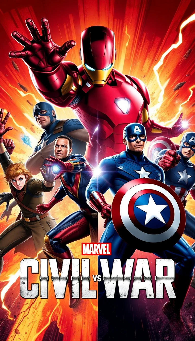 Marvel Civil War Hd Wallpaper