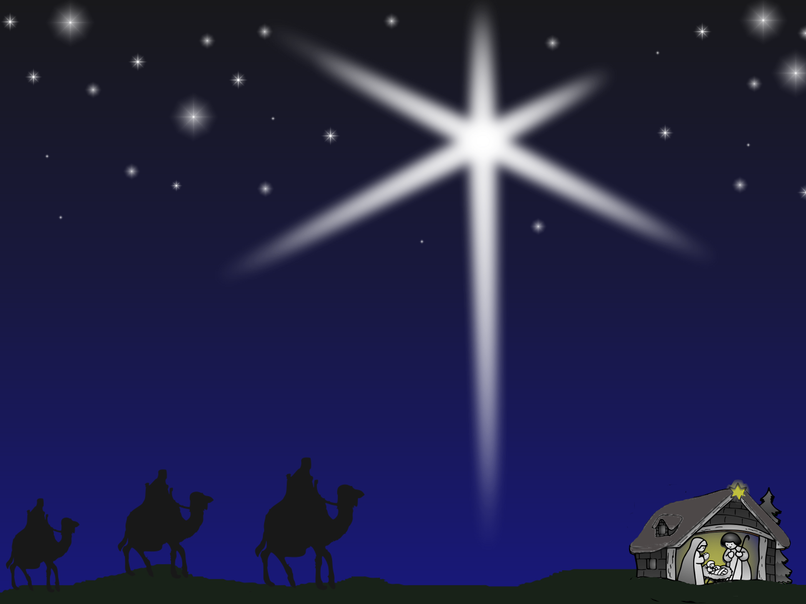 Christmas Nativity Background Clipart Wallpaper